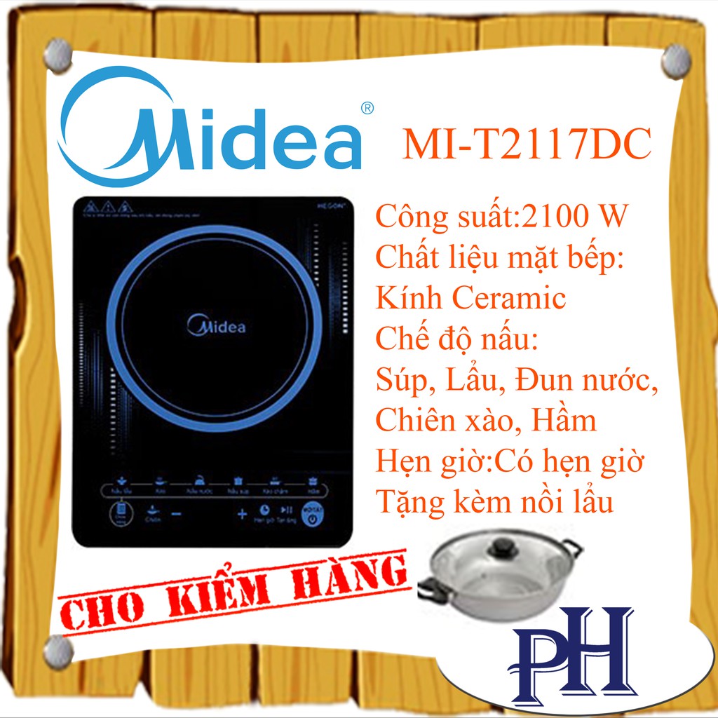 Bếp từ Midea MI-T2117DC