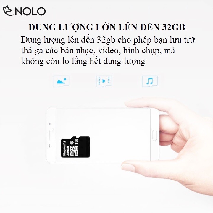 Thẻ Nhớ MicroSD Cho Điện Thoại, Máy Nghe Nhạc Dung Lượng 32GB Tặng Đọc Đầu Thẻ Reader Mini