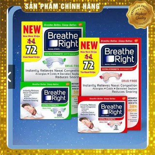 Miếng dán chống ngáy Breath Right 72 miếng