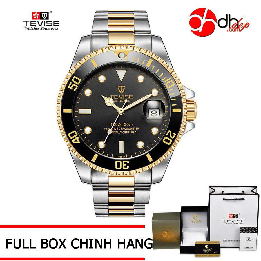 ĐỒNG HỒ NAM AUTOMATIC TEVISE MÁY CƠ TỌA ĐỘ CAO CẤP [CAO CẤP]