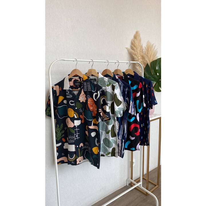 Áo Sơ Mi Dáng Ôm In Họa Tiết Hawaii Dành Cho Nam Và Nữ X L Xl