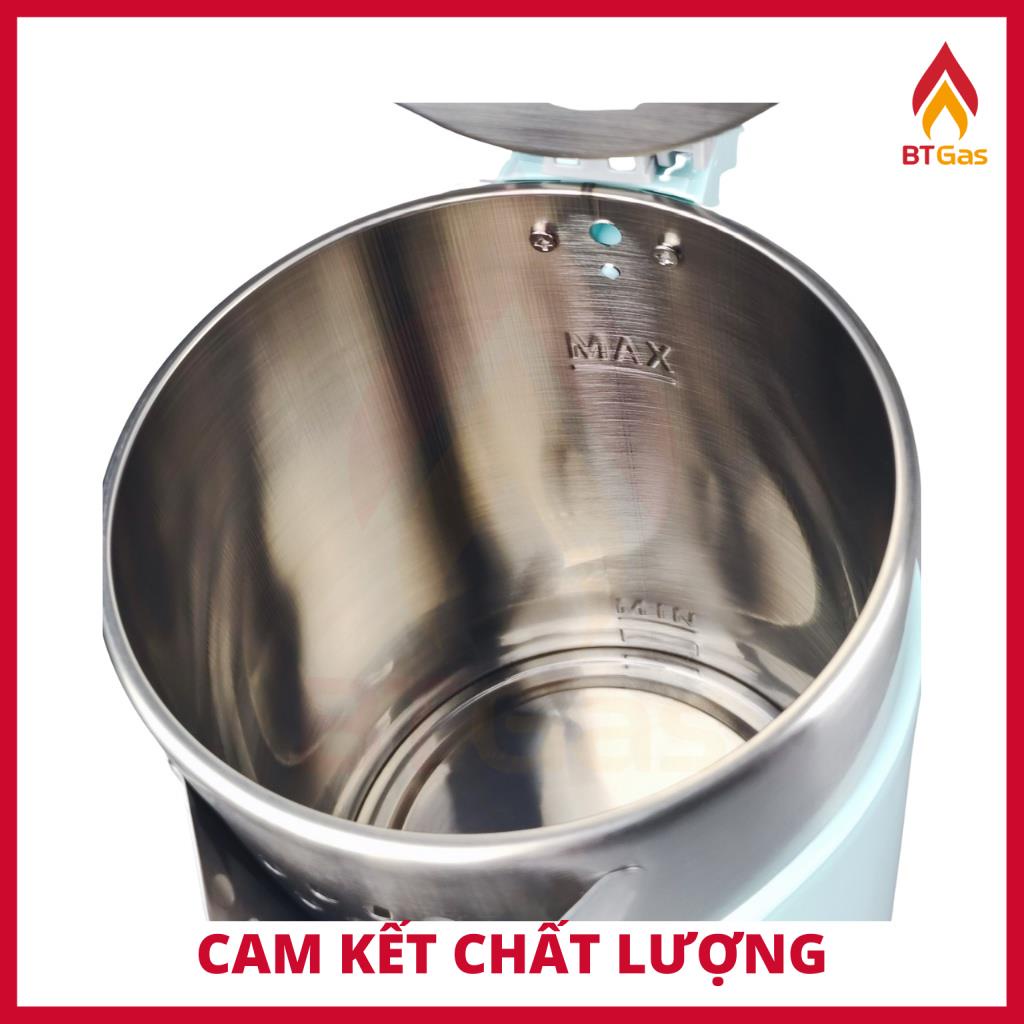 Bình đun siêu tốc, ấm siêu tốc Inox 2 lớp chống phỏng đun nước siêu nhanh Ladomax HA-886 2.3L