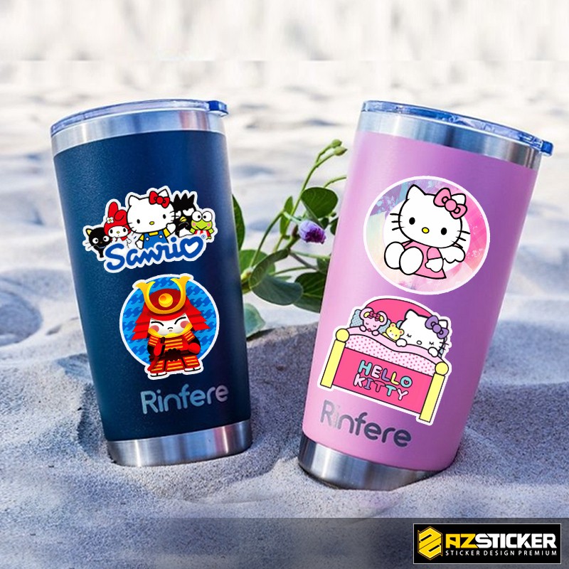 Sticker Hello Kitty | Sticker Dán Nón Bảo Hiểm, Dán Điện Thoại, Trang Trí Sổ Tay, Sticker Chất Liệu PVC Chống Thấm Nước