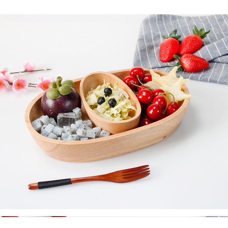 KHAY GỖ HÌNH THUYỀN - KHAY GỖ ĐỰNG ĐỒ ĂN