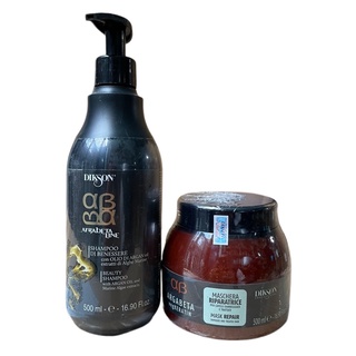 Dầu gội hấp phục hồi cấu trúc tóc ARGABETA BEAUTY DIKSON 500mlx2