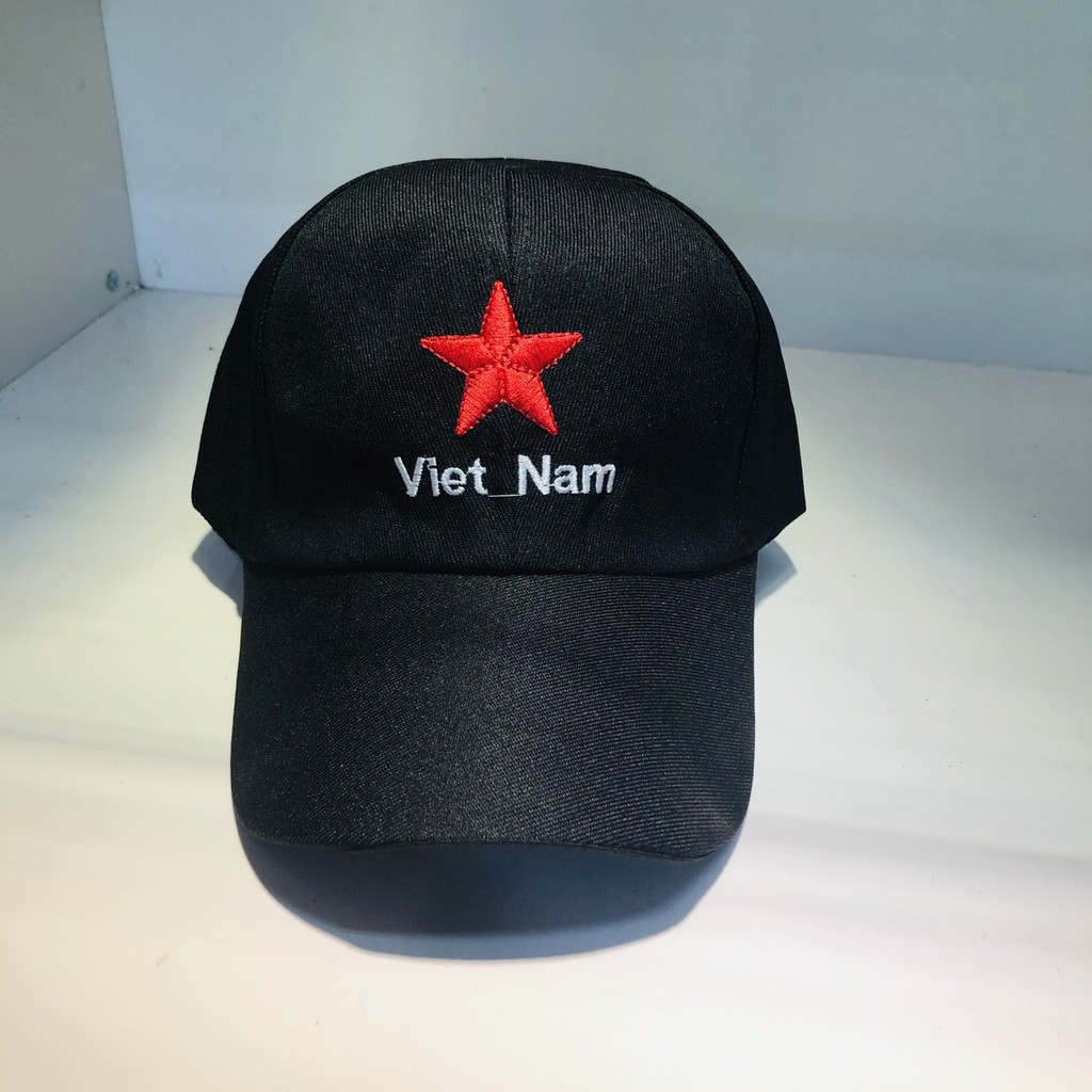 [ Ảnh video thật 100%] Mũ (nón) lưỡi chai thêu chữ Việt Nam