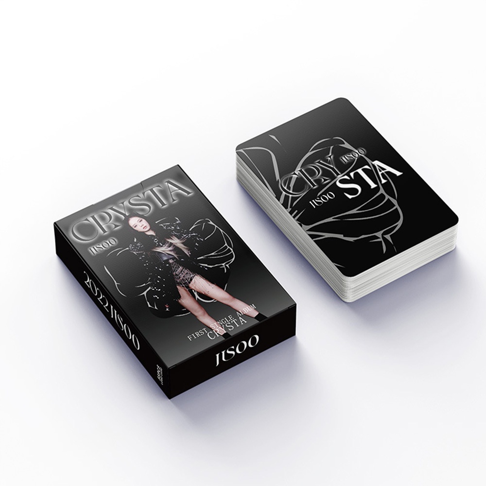 Hộp 55 Ảnh Lomo Card JISOO CRYSTA Nhóm Nhạc Kpop