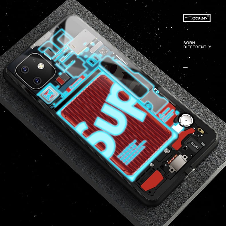 Ốp lưng Phát Sáng Theo Nhạc - Led Light - Iphone7/8/7plus/8plus/x/xs/xs max/11/11pro max/12mini/12/12Pro/12Pro Max