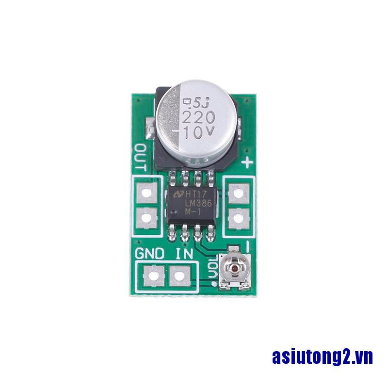 Bảng Mạch Khuếch Đại Âm Thanh Mini Dc 3v ~ 12v 5v 6v Lm386