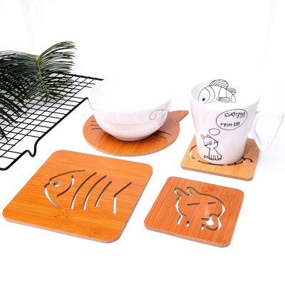 TẤM LÓT NỒI, CỐC CHÉN CÁCH NHIỆT CHỐNG NÓNG BẰNG GỖ