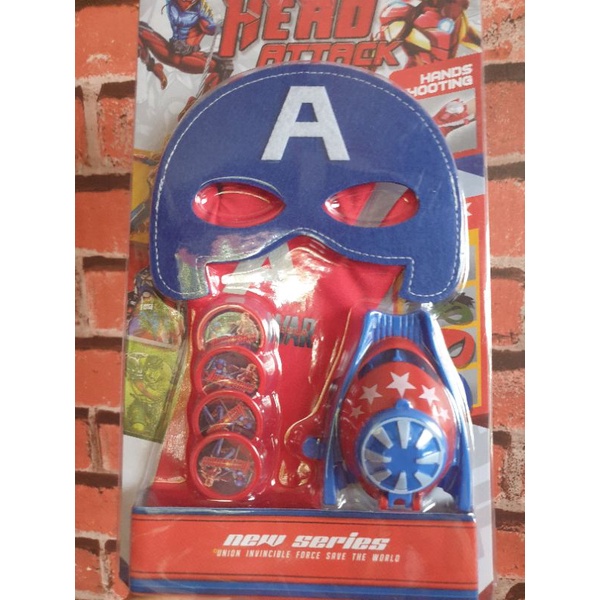 Đồ Chơi Găng Tay Mặt Nạ Siêu Nhân Nhện Spiderman Đội Trưởng Mỹ Captain