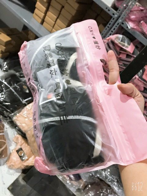 Áo Thun Bra Cotton Có Dệm Ngực Chiết Eo Kèm Túi Zip Mã 2056