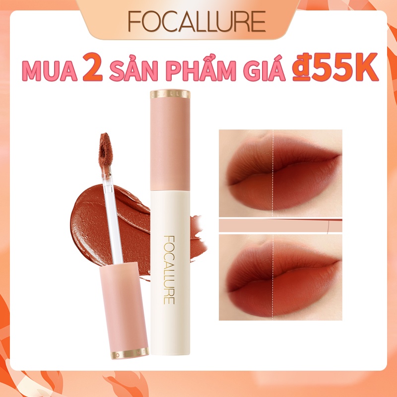 [Hàng mới về] Son kem Focallure tông nhung lì mềm mại