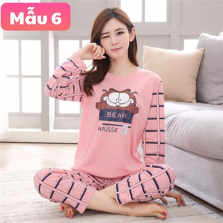 (Có Size Lớn) BỘ ĐỒ NGỦ THU ĐÔNG NỮ SIÊU CUTE