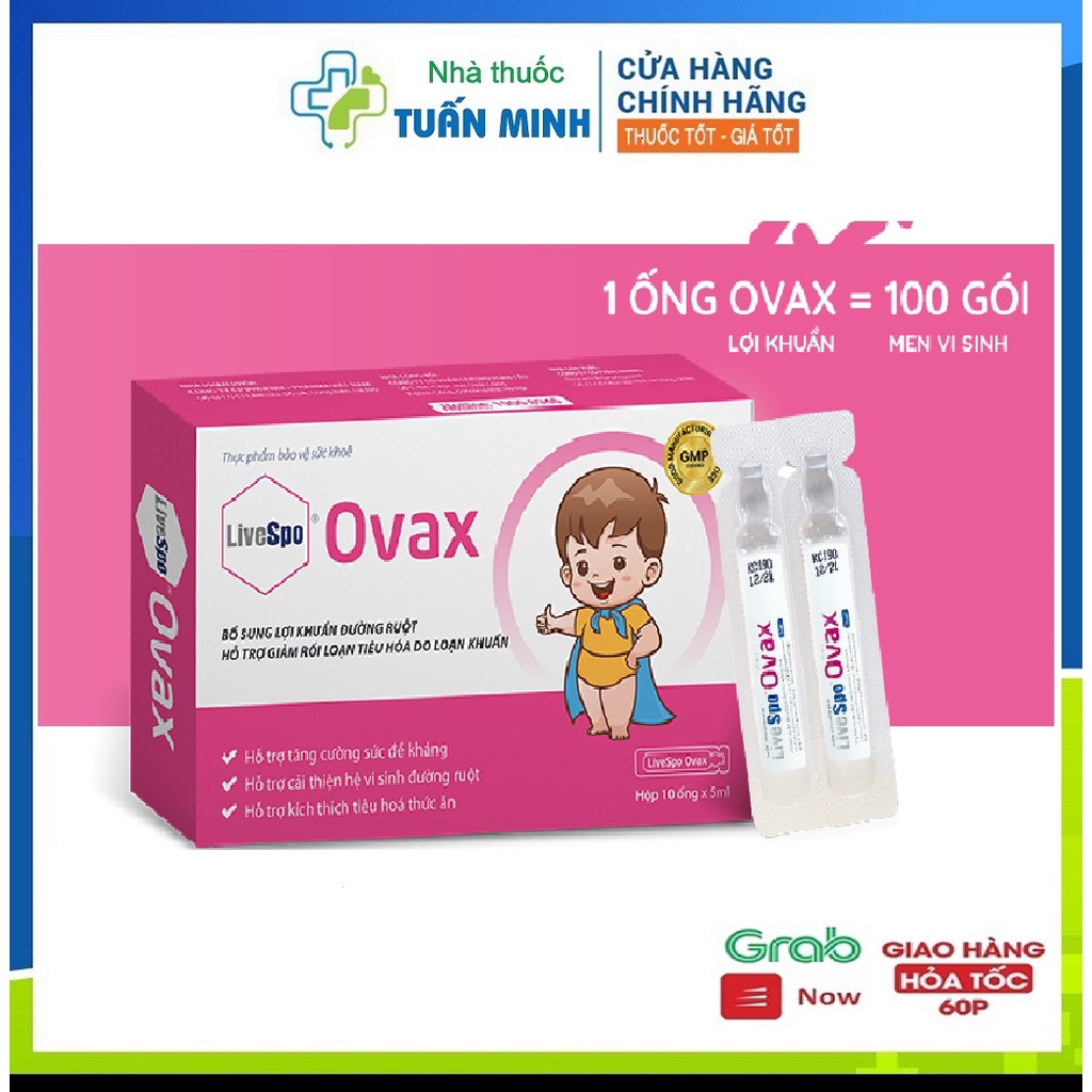 Spobio OVAX - Bào tử lợi khuẩn tăng đề kháng nội sinh và giúp trẻ ăn ngon miệng