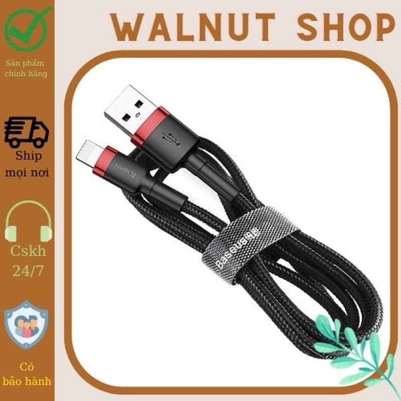 CÁP SẠC NHANH BỌC DÙ BS-CH CHÍNH HÃNG || HỖ TRỢ CHÂN SẠC LIGHNING/MICRO/TYPE-C