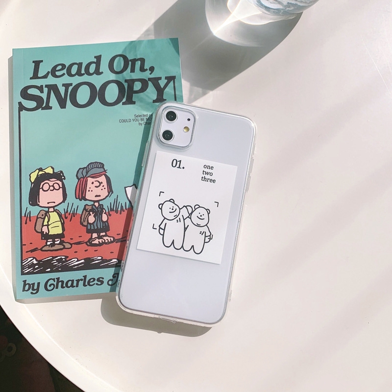 Ins Korea cute iPhone case iphone7 7Plus 8 8plus X Xs XsMax 11 11Pro 11pro Silicone Phone Cover | BigBuy360 - bigbuy360.vn