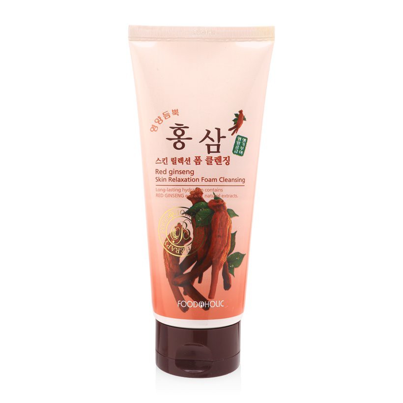 Sữa Rửa Mặt Hồng Sâm Red Ginseng Skin Relaxation Foam Cleansing 180ml