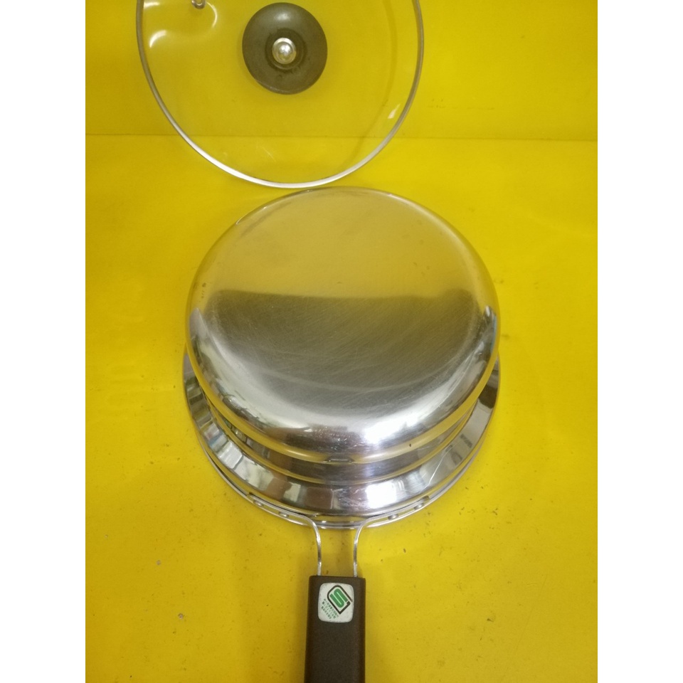 Quánh inox nội địa Nhật, size 20cm, cao 9cm (307), dùng được bếp từ