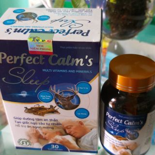 Viên thảo dược ăn ngủ ngon Perfect Calm's Sleep