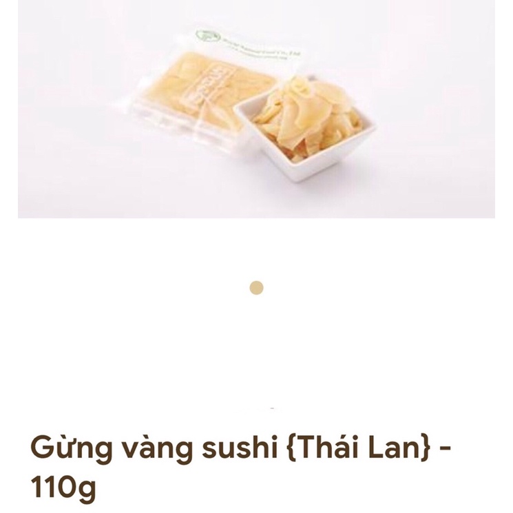 Gừng hồng sushi gói nhỏ - 250g