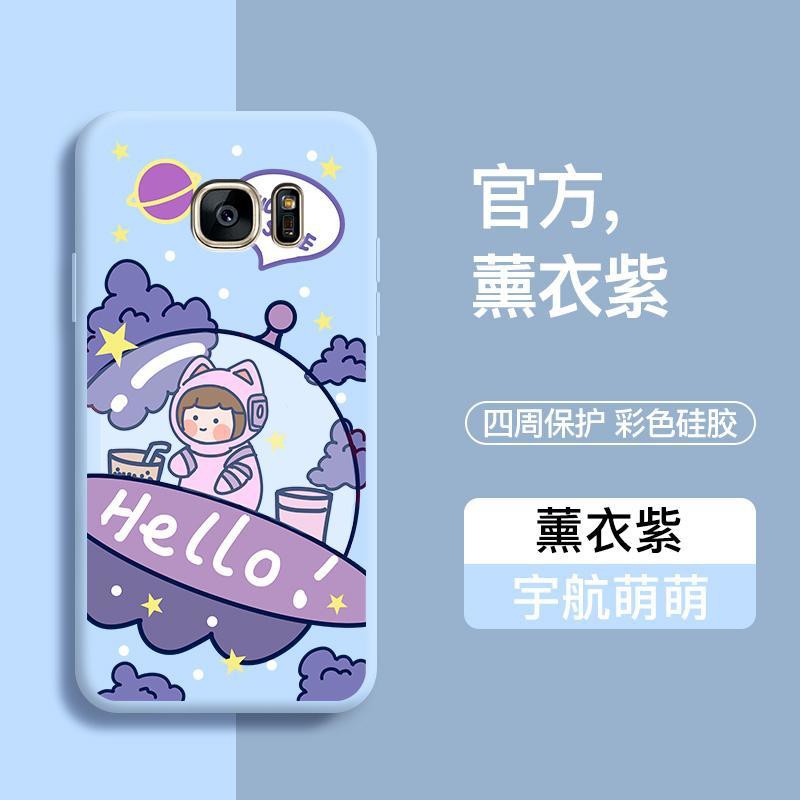 Samsung S7 mobile phone case SM-G9308 anti-drop sm-g9300 straight screen cartoon Samsungs7 personality G930F love