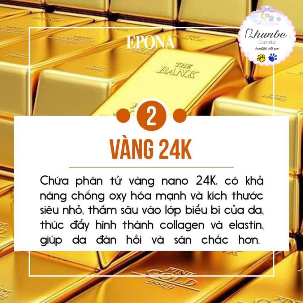 [Vàng] Kem dưỡng trắng xóa mờ thâm nám, nếp nhăn chiết xuất hồng sâm ngàn năm Epona Original Red Ginseng Gold 50ml