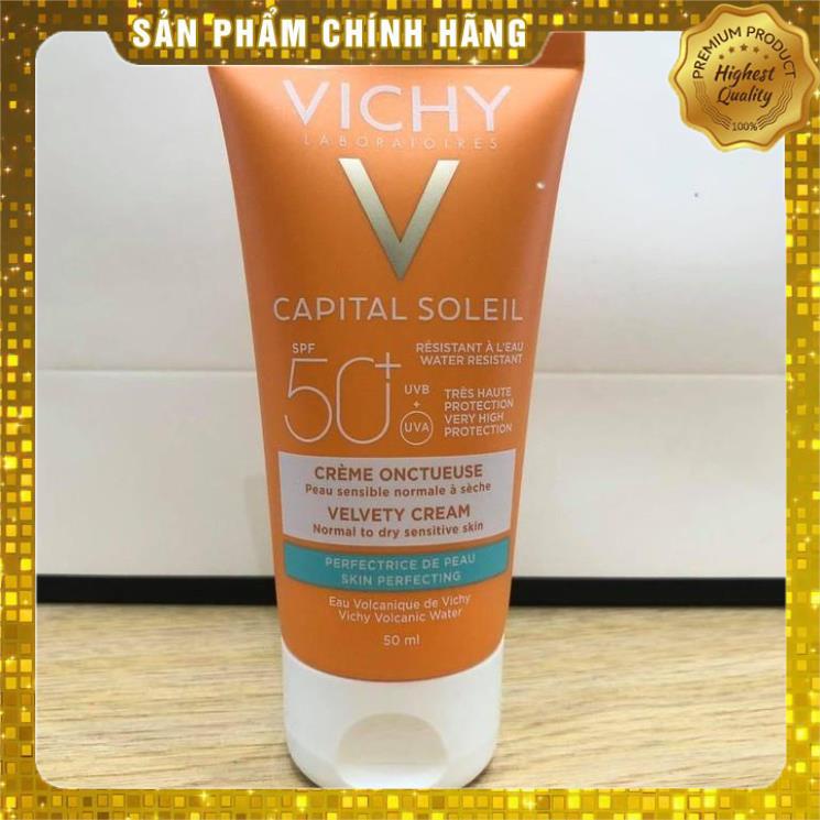 Kem Chống Nắng Vichy Capital Soleil Velvety Cream SPF 50+