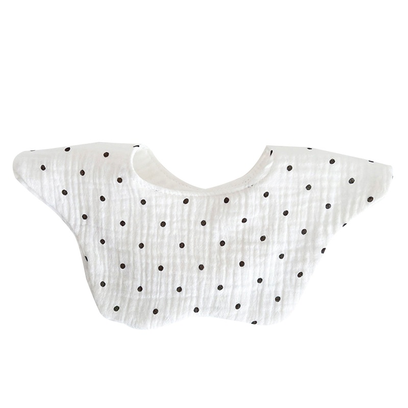 Yếm Ăn Cotton Thoáng Khí Thoải Mái In Họa Tiết Hoạt Hình Xinh Xắn Dành Cho Các Bé
