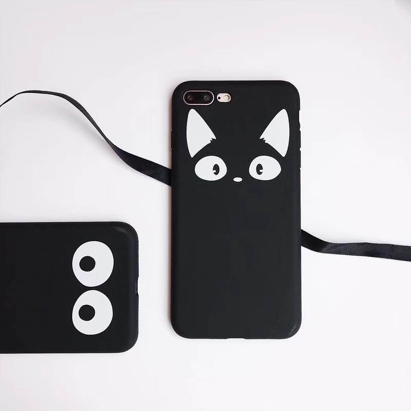 Ốp lưng điện thoại nhựa mềm hình đôi mắt cho iPhone 6 6s 7 8 6plus 7plus 8plus X | BigBuy360 - bigbuy360.vn