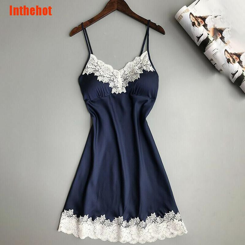 Đầm Ngủ Phối Ren Quyến Rũ Cho Nữ