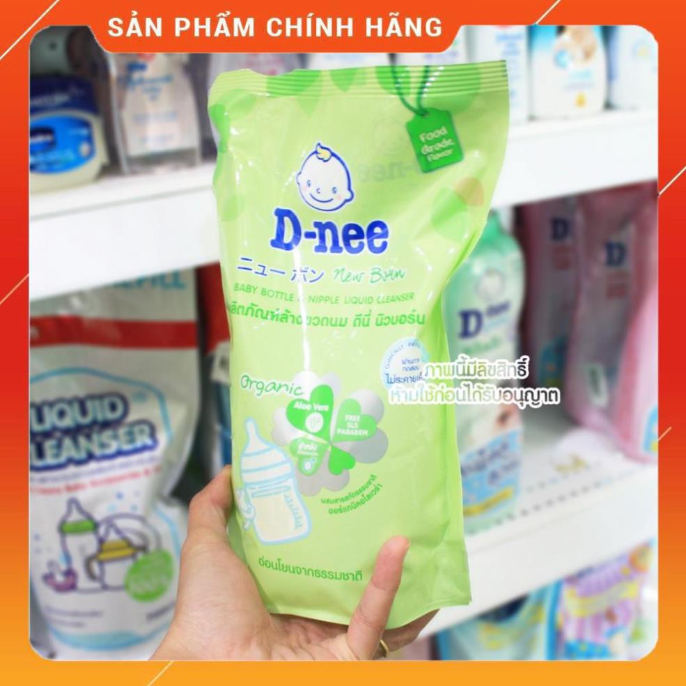 ( Dạng chai và túi) Nước rửa bình/ xúc bình sữa Dnee Thái Lan 600ml/ 620ml mẫu mới [Giá Sập Sàn]
