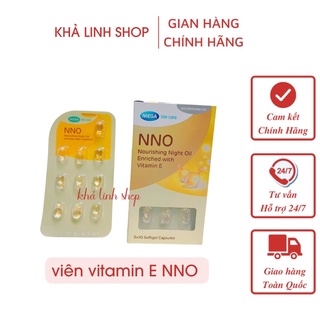 Combo vĩ 10 viên dầu dưỡng vitamin E NNO