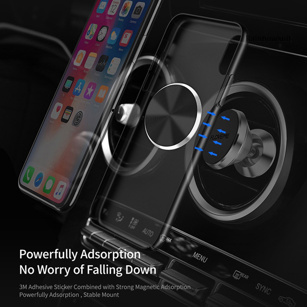 Giá Đỡ Điện Thoại Hình Tròn Bằng Kim Loại 30mm Hít Nam Châm Tiện Dụng