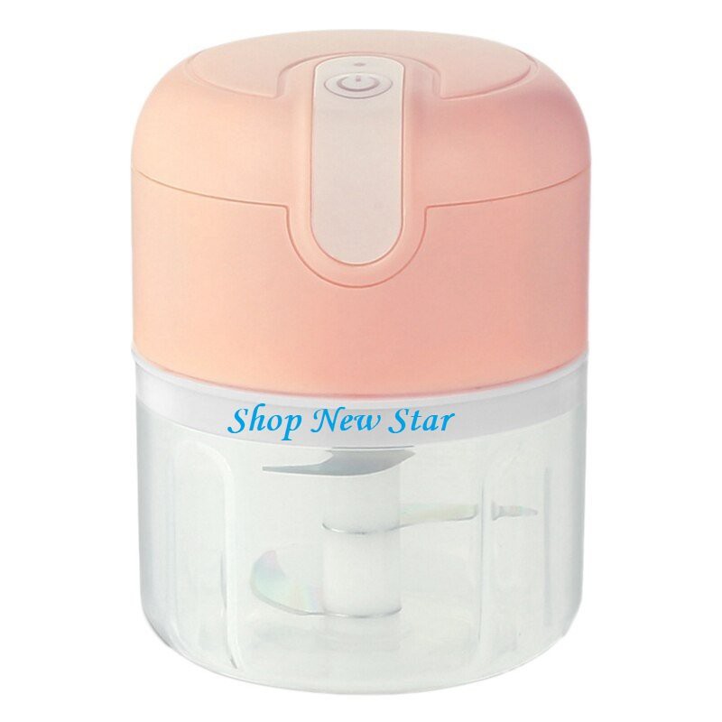 Máy xay mini cầm tay đa năng sạc pin cao cấp xay tỏi ớt, hành, rau củ quả dung tích 250ml