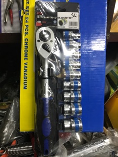 Bộ khẩu 10 chi tiết 1/2" TOP