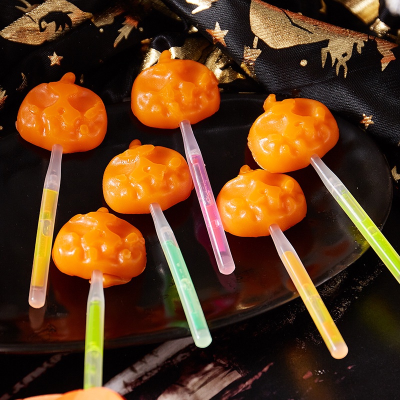 Kẹo halloween bí ngô  phát sáng