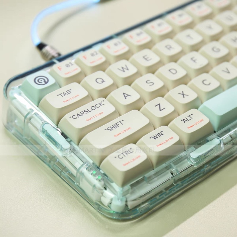 Keycaps Cho Bàn Phím Cơ In Dyesub Không Xuyên Led Chất Liệu Nhựa PBT XDA THIS IS PLASIC 132 PHÍM