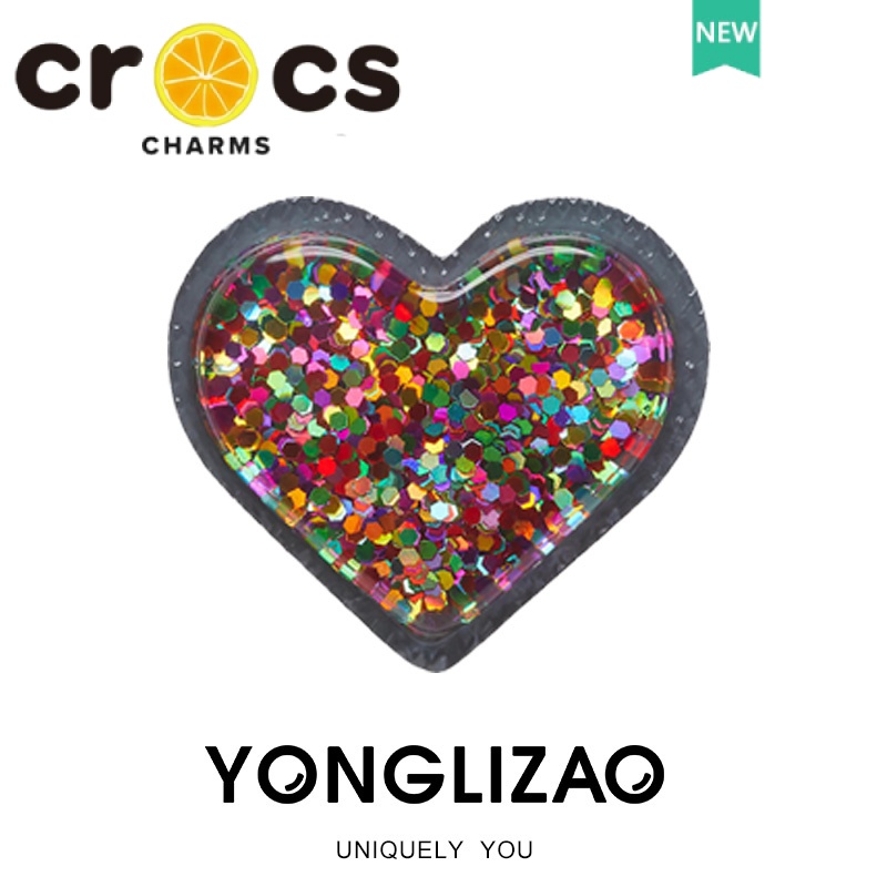 Crocs Phụ Kiện Trang Trí Giày crocs Hình Ngôi Sao Năm Cánh Lấp Lánh DIY