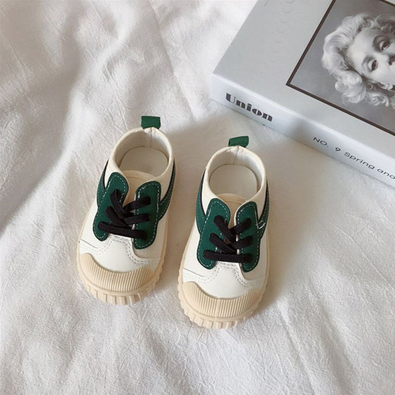 Giày Lười Vải Canvas Đế Mềm Cho Bé