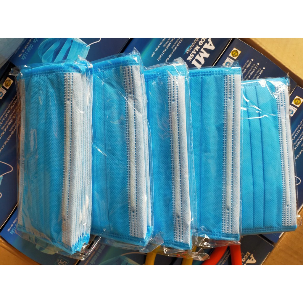 [Giá Tại Xưởng]Hộp 50 Chiếc Khẩu Trang Giấy Kháng Khuẩn Trẻ Em &amp; Người Lơn