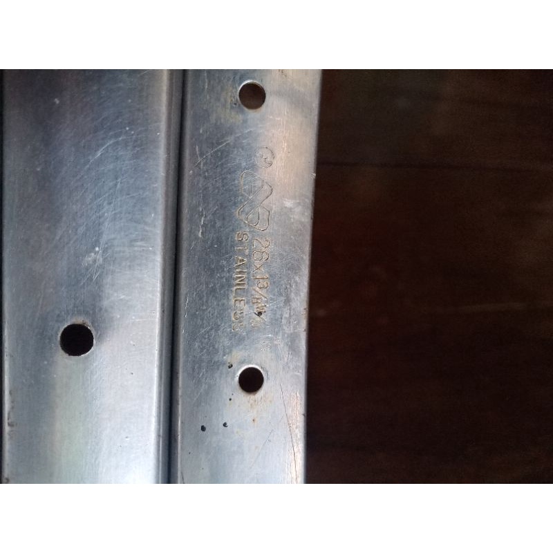 Vành niềng inox 660 26*13/8 nhật zin