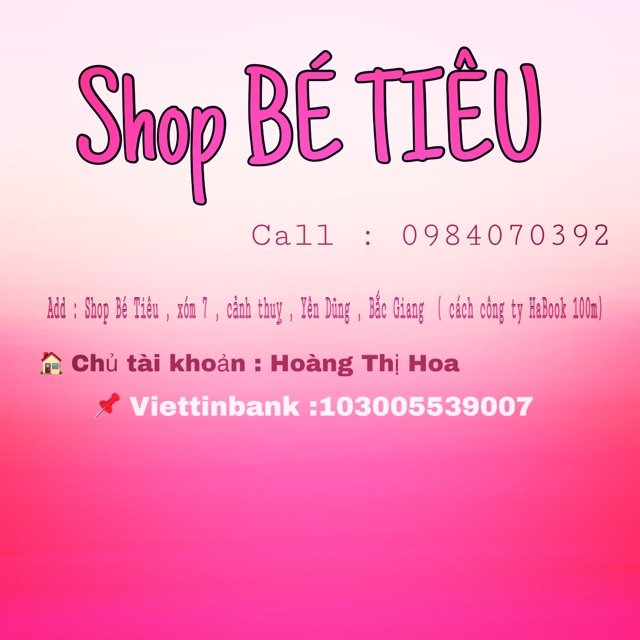 Shop Bé Tiêu