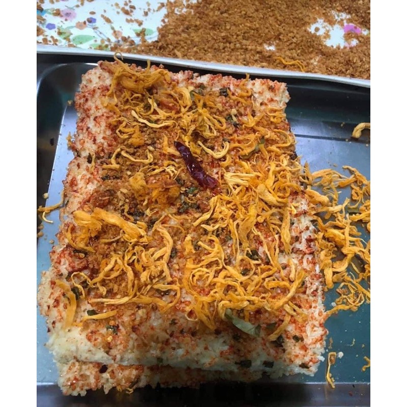 Cơm cháy nhà làm full toping gói 220g