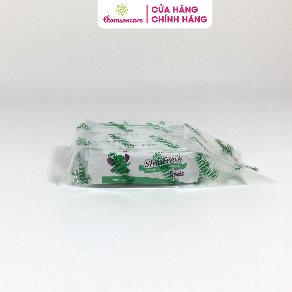 Bình rửa mũi cho trẻ Sinufresh Kids chai 180ml tặng kèm 15 gói muối nano rửa xoang, bình có van điều chỉnh