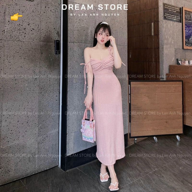 BIGSIZE NỮ ĐẦM BODY 4 DÂY NHÚN NGỰC CÓ MÚT TÔN DÁNG