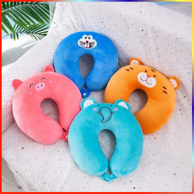 GỐI KÊ CỔ CHỮ U THÚ VẢI NHUNG MƯỢT