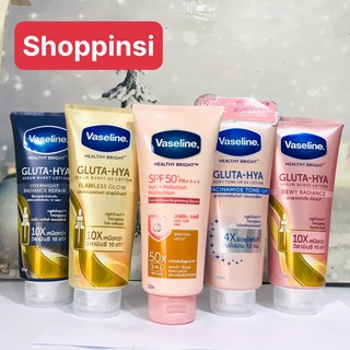 Sữa dưỡng thể Vaseline Healthy Bright Gluta HYA Serum Burst Lotion 10X Thái Lan 330ml