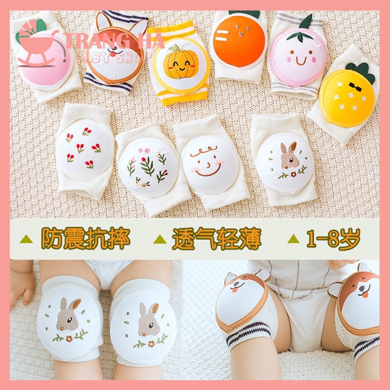 🐷DEAL SOCK🐷 Hộp 2 Đệm Tất Gối Tập Bò Tập Đi MKMD Bảo Vệ Đầu Gối Cho Bé Chất Liệu Xuất Hàn Cao Cấp An Toàn