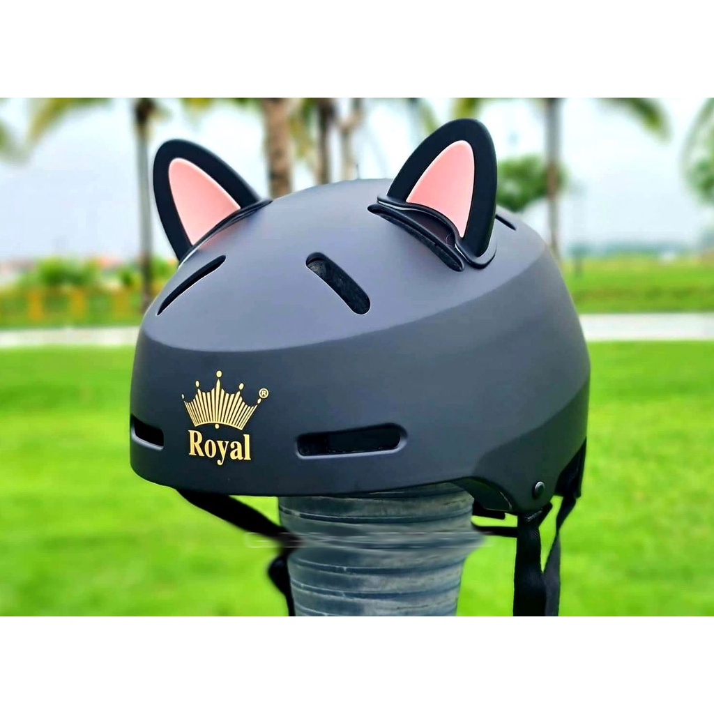 [Tặng tai mèo/gấu] Nón Royal MD17 Chính Hãng (Giống POC P05)
